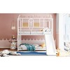 Twin Over Twin Metal Bunk Bed With Slide - 3 of 4