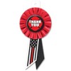 Beistle Thank You Firefighters Rosette, 3.25" x 6.5", (2/Pkg) Multicolored - 3 of 4