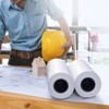 VEVOR Wide Format Paper, 24 in x 500 ft Plotter Paper, 2 Rolls CAD Bond Rolls with 3 in Core, 20 LB Bond Paper Rolls, Idea for CAD Drawings, White - 2 of 4