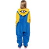 Despicable Me Boys' Bob The Minion Hooded Footless Union Suit Pajama Yellow - 4 of 4