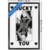 Trends International Reinders: Lucky - Lucky Card Framed Wall Poster Prints - 3 of 4