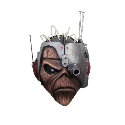 Trick or Treat Studios Iron Maiden Somewhere in Time Cover Eddie Overhead Mask - Gray