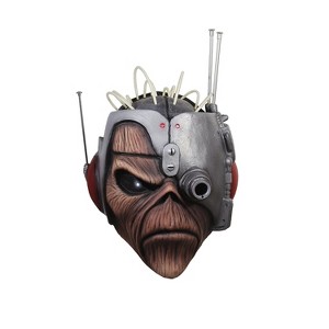 Trick or Treat Studios Iron Maiden Somewhere in Time Cover Eddie Overhead Mask - Gray - 1 of 1