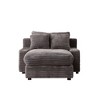 NicBex Sofa Couch,Daybed with Square Armrests and Removable Cushioned Backrests,Upholstered Sofa for Living Room,Office - 4 of 4