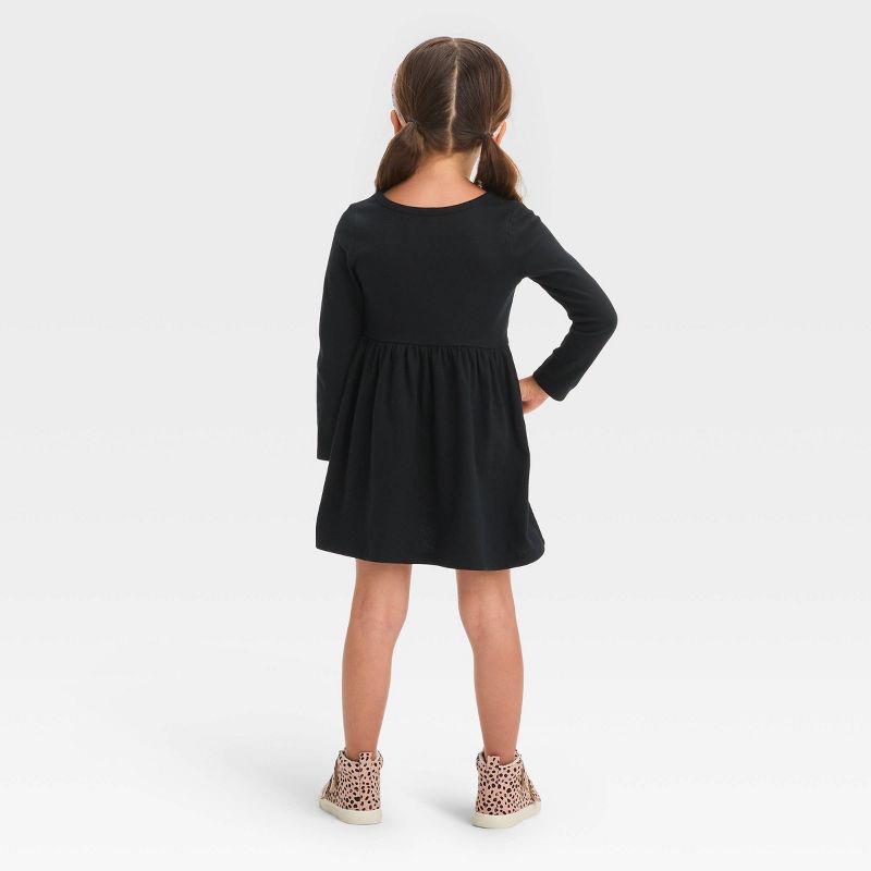 Toddler Girls' Long Sleeve Dress - Cat & Jack™, 3 of 5