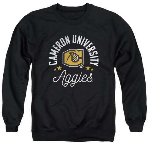 Cameron University Official Aggies Adult Crewneck Sweatshirt, Black - image 1 of 4