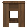 vidaXL Coffee Table Brown Oak 39.8"x19.3"x20.5" Engineered Wood - 4 of 4