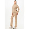 Slickblue Hooded Sweat & Flare Pant Set, Washed Fabric, Casual Chic, Weekend Loungewear, Color & Size Options - 3 of 4