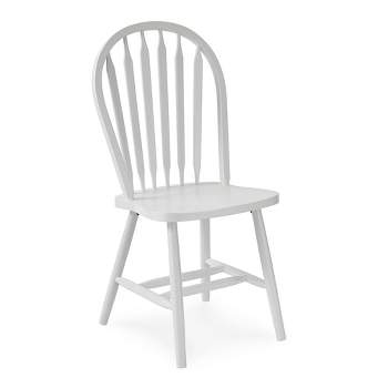 Windsor Arrowback Armless Chair White - International Concepts