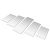 Americanflat Adhesive Mirror Tiles - Art Deco Panorama Design - Peel and Stick Mirrors for Wall. (5pcs Set) - 4 of 4