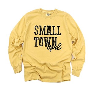 Simply Sage Market Women's Small Town Girl Long Sleeve Garment Dyed Tee - 1 of 3