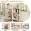 5-Tier Industrial Bookshelf with Open Shelves and X-Bar Frame, Heavy Duty Storage Rack for Office or Living Room-3irtyhousy - 2 of 4