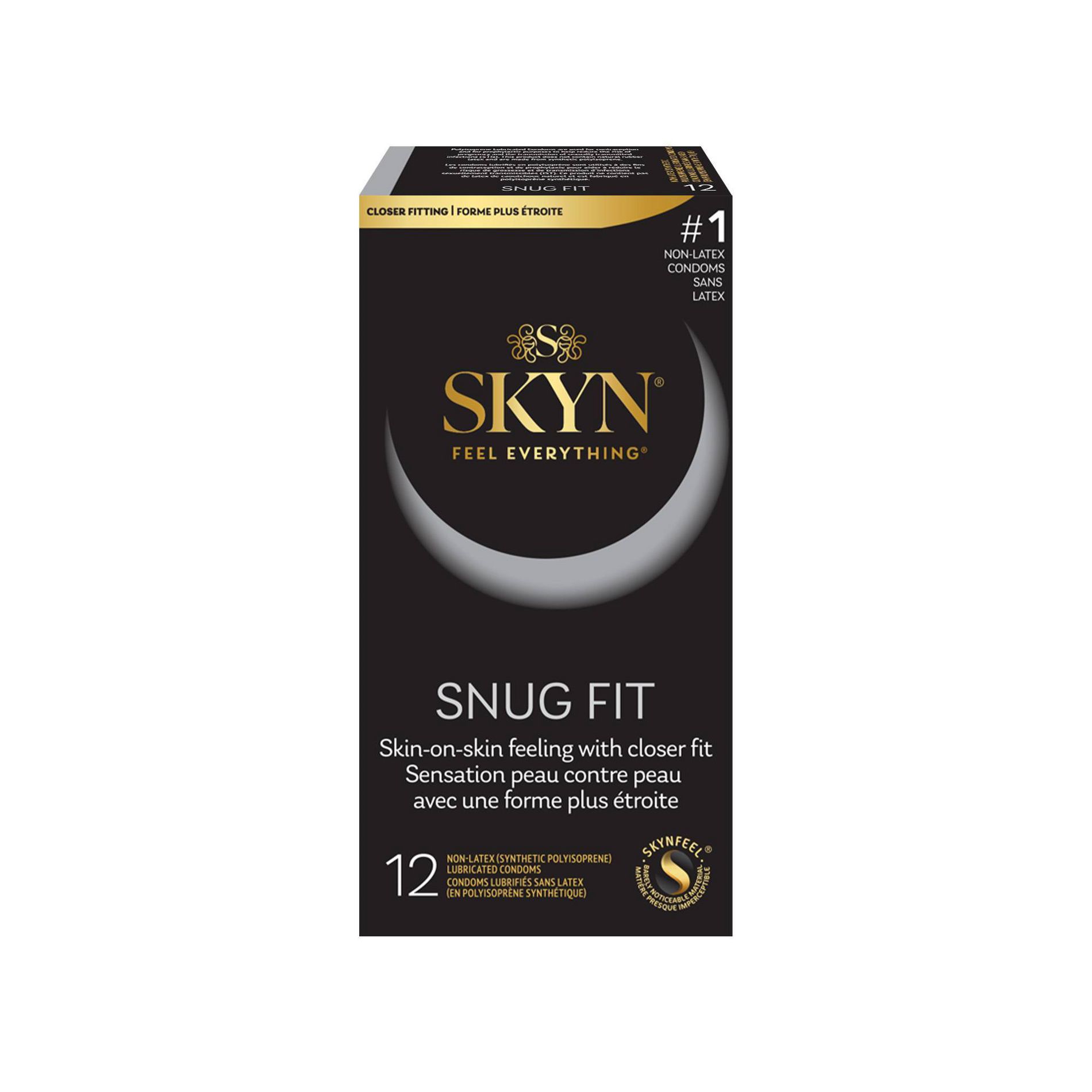 SKYN Snug Fit Non-Latex Lubricated Condoms - 12ct