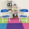 Emma and Oliver 10 Pack. Kids Plastic Folding Chair - 3 of 4