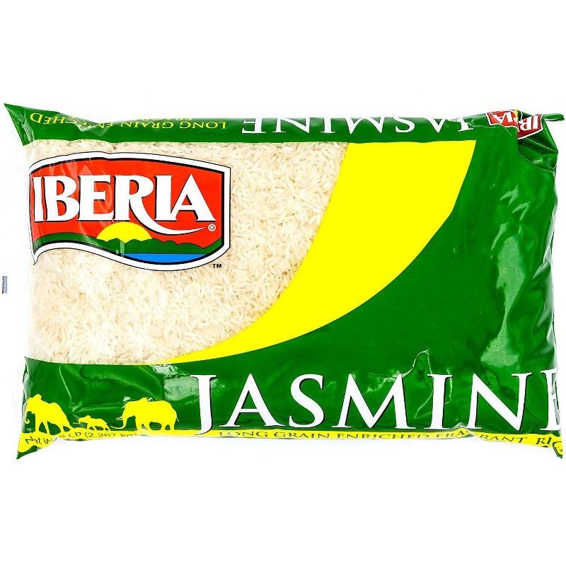 Iberia Extra Long Grain Jasmine Rice - 5lbs, 1 of 3