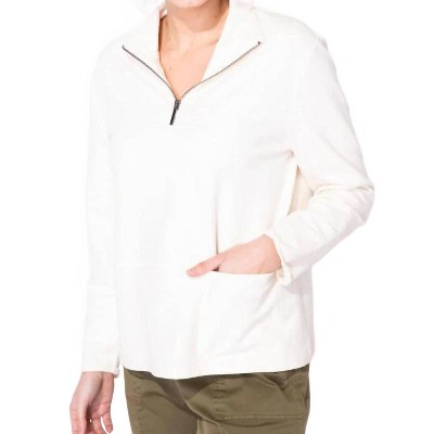 Women's Ocean Front Terry Quarter Zip Pullover - ESCAPE BY HABITAT