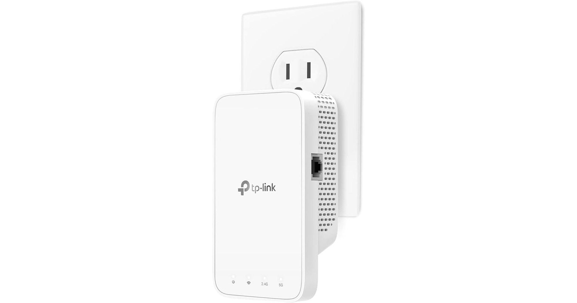 Refurbished: TP-Link AC1200 Wi-Fi Range Extender (RE330) Covers Up to 1500 Sq. Ft and 25 Devices Dual Band Wireless White - Manufacturer Refurbished