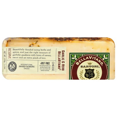 Sartori Bellavitano Garlic & Herb Cheese - 5.3oz