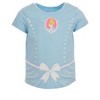 Disney Princess Moana Jasmine Belle Girls 5 Pack T-Shirts Little Kid to Big - 4 of 4