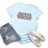 Simply Sage Market Women's Checkered America Short Sleeve Graphic Tee - 3 of 4
