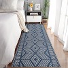 coucheta Multi-size Washable Area Rug, Low Pile Non Slip Modern Imitation Print Distressed Foldable Indoor Carpet, for Living Room Bedroom, Dining - 2 of 4
