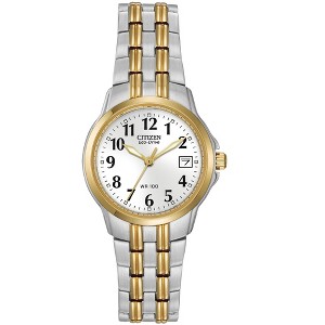Citizen Ladies Eco-Drive Dress Classic Watch, Two-Tone Stainless Steel Case and Bracelet, 3 Hand, Date - 1 of 3