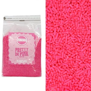 Mystic Sprinkles Plumpkins - Pretty In Pink Jimmies 4.2lbs Bulk Bag - 1 of 4