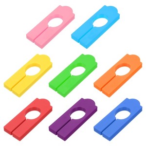 Unique Bargains Closet Sorting Separator Hanging Clothes Dividers Label 40 Pcs 8 Sizes - 1 of 3