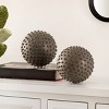 Roni Decorative Ball - Set of 2 - RDC1201A - Brown - Safavieh - 2 of 2