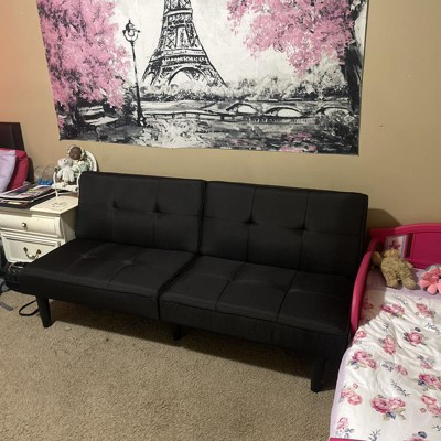 Room essentials futon deals sofa