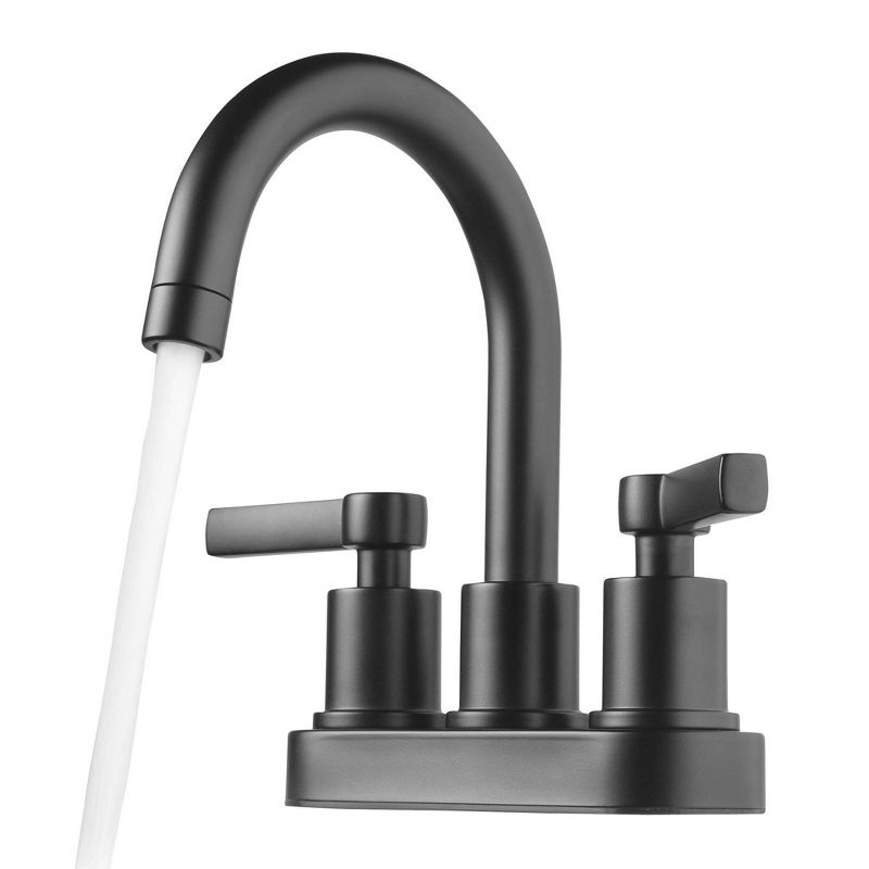 4" 2 Handle Low Arc Lavatory Faucet with Push Pop Up - Home2O
, 3 of 6
