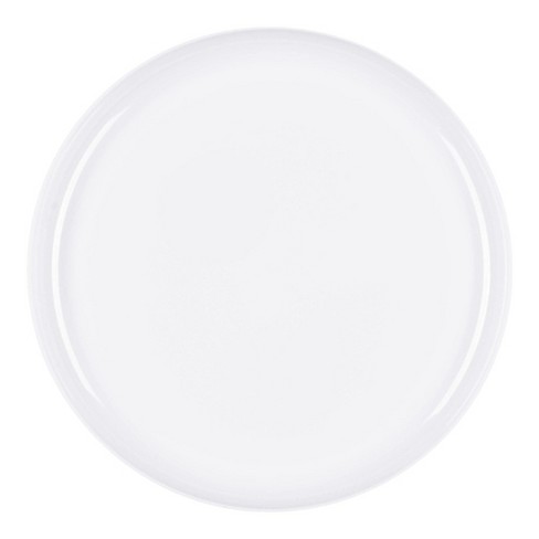 Smarty Had A Party 10" White Flat Round Disposable Plastic Dinner Plates (120 Plates) - image 1 of 4