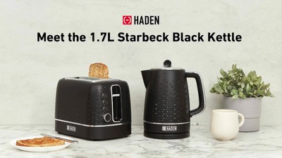 Starbeck Black and Chrome 1.7L Stainless Steel Electric Kettle