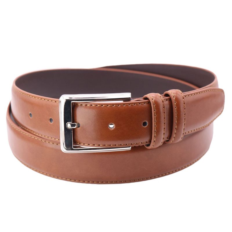 Beverly Hills Polo Club Men's Big & Tall Reversible and Solid Belt (Pack of 2), 4 of 5