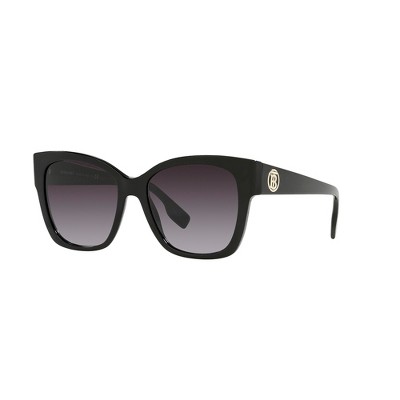 Burberry Be 4345 30018g Womens Butterfly Sunglasses Black 54mm : Target