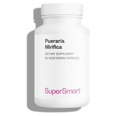 SuperSmart Pueraria Mirifica 500mg per Day - Plant Based Extract | Non-GMO & Gluten Free - 60 Vegetarian Capsules