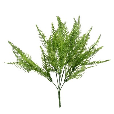 Allstate Floral 15" Australian Fern Bush Artificial Foliage Decorations - Green