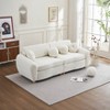 APRILSOUL White 84in Modern Sofa for Living Room, Chenille Sofa Couch, Sectional Loveseat Couch, Upholstered Sofa - 2 of 4