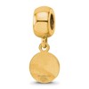 Black Bow Jewelry 14k Yellow Gold Plated Sterling Silver Boston Bruins NHL Bead Charm - 4 of 4