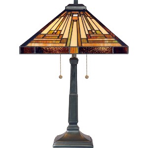 Stephen 2-Light Vintage Bronze Table Lamp - 1 of 4