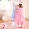 Guidecraft Rotating Dress Up Storage Center: Plywood Armoire, Bedroom Costume Rack and Kids' Clothes Organizer with Mirrors - 3 of 4