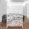 Vynxaria Outdoor & Indoor Privacy Screen Metal Privacy Screen 76" H¡Á48" W, Freestanding Decorative Privacy Screen - 3 of 4