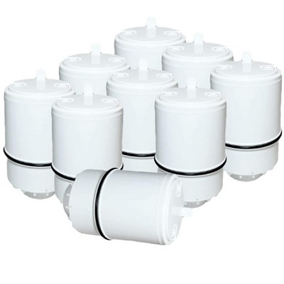 Nispira RF3375 Compatible Water Filter Replacement For All PUR Faucet Filtration Systems Removes Chlorine, Lead, Odor, Color. 9 Packs