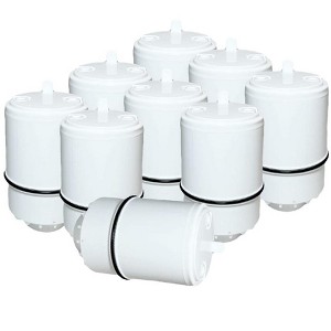 Nispira RF3375 Compatible Water Filter Replacement For All PUR Faucet Filtration Systems Removes Chlorine, Lead, Odor, Color. 9 Packs - 1 of 4
