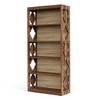 Resenkos Bookshelf, Bookcase Standing Shelf Unts,6-Tier Bookshelf, 70-Inch Wood Bookcase with Storage Shelves,Brown - 3 of 3