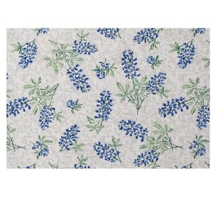 Texas Bluebonnets Table Placemat – 18 x 12.5 Inch Cotton Blend by Manual Woodworkers and Weavers - 1 of 3