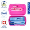 Curaprox Ortho Travel Set Pink, Complete Braces Care Kit for On-the-Go Oral Hygiene - 2 of 4