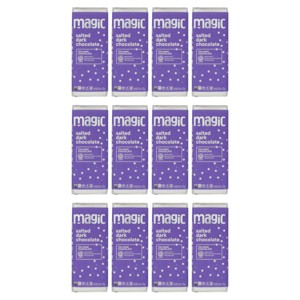 Magic Chocolate Salted Dark Chocolate Bar - Case of 12/3 oz - 1 of 4