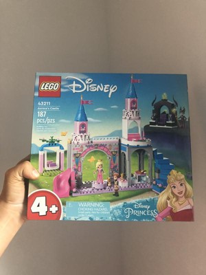 LEGO Disney Princess 43211 Le château d'Aurore, Jouet pour Filles et  Garçons 4 Ans, Figurines Belle au Bois Dormant, Prince Philippe et  Mini-Poupée Maléfique pas cher 