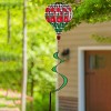 Evergreen Flag Geranium Plaid Balloon Spinner 55x15 in Collapsible - 3 of 4